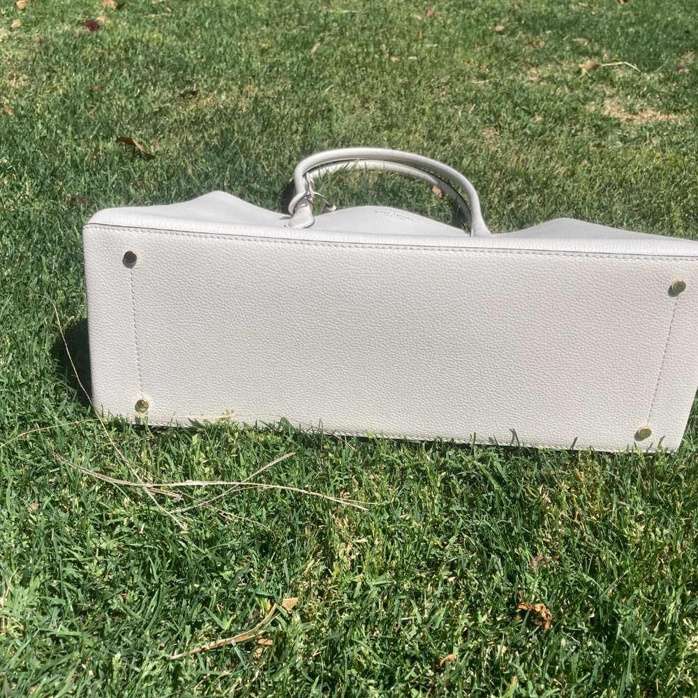 KATE SPADE Large White tote / refined grain - Picture 3 of 6